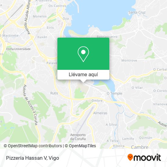 Mapa Pizzería Hassan V