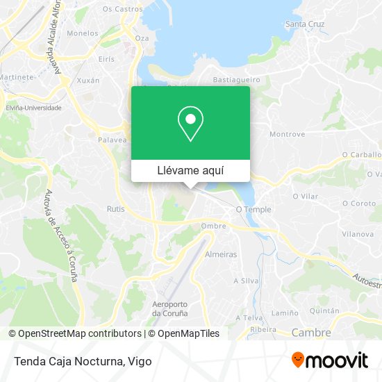 Mapa Tenda Caja Nocturna