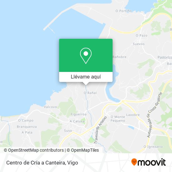 Mapa Centro de Cría a Canteira