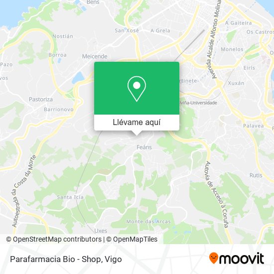 Mapa Parafarmacia Bio - Shop