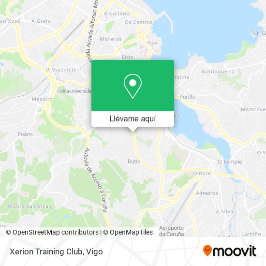 Mapa Xerion Training Club