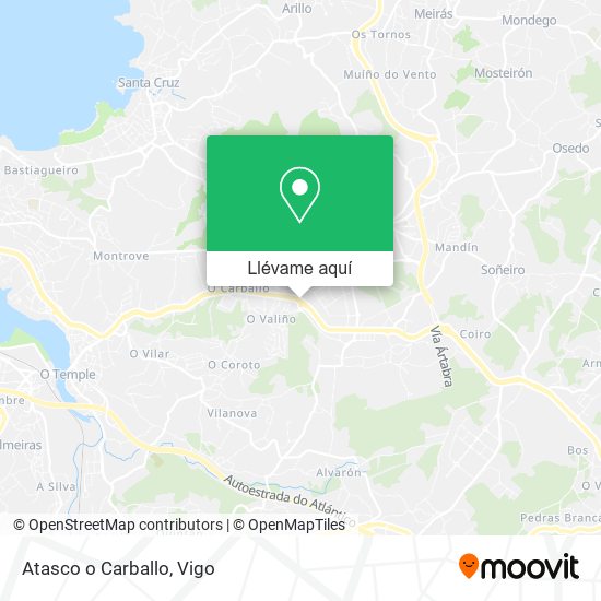 Mapa Atasco o Carballo