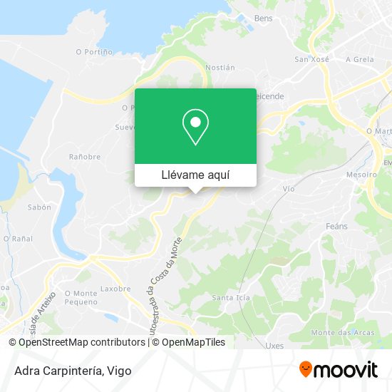 Mapa Adra Carpintería