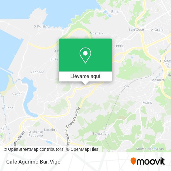 Mapa Café Agarimo Bar