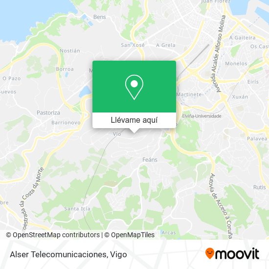 Mapa Alser Telecomunicaciones