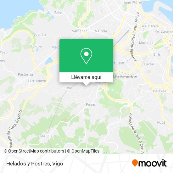Mapa Helados y Postres