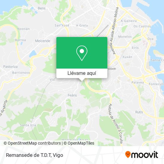 Mapa Remansede de T.D.T