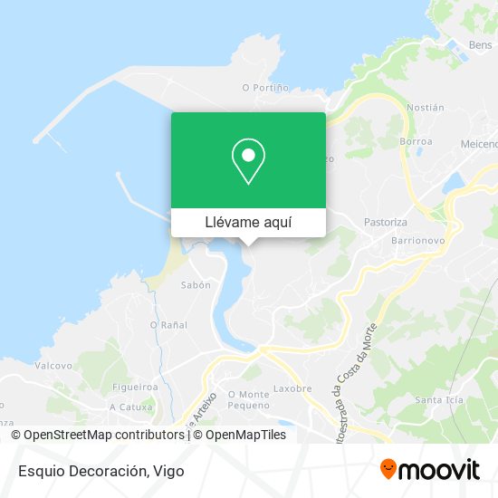 Mapa Esquio Decoración