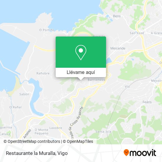 Mapa Restaurante la Muralla