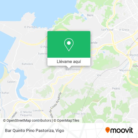 Mapa Bar Quinto Pino Pastoriza