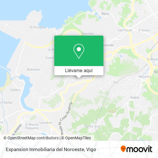 Mapa Expansion Inmobiliaria del Noroeste