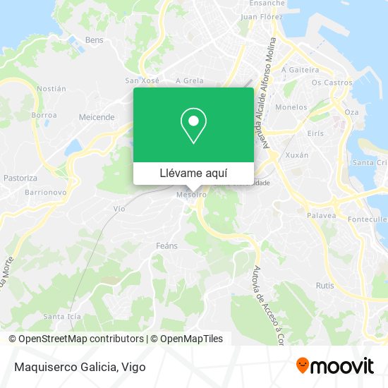 Mapa Maquiserco Galicia