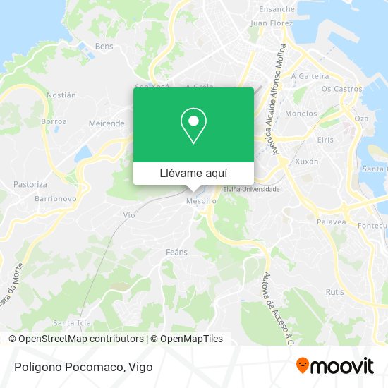 Mapa Polígono Pocomaco