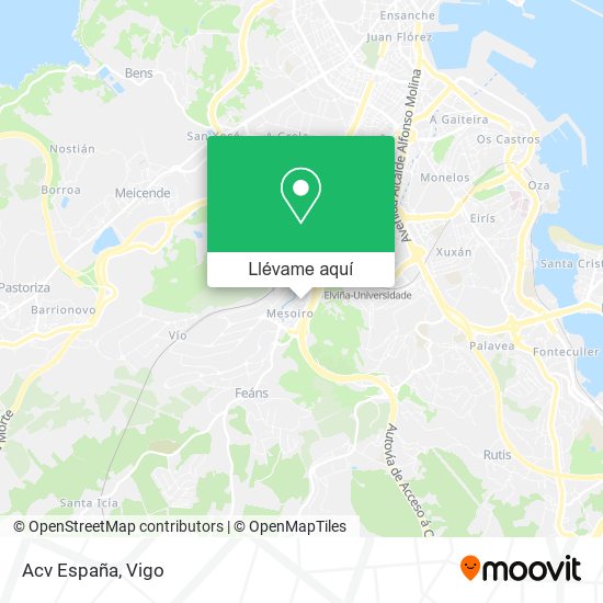 Mapa Acv España