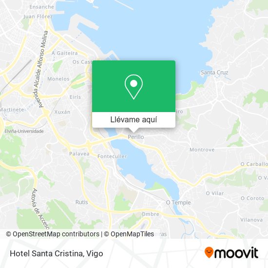 Mapa Hotel Santa Cristina