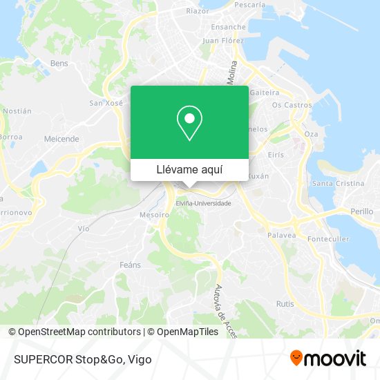 Mapa SUPERCOR Stop&Go