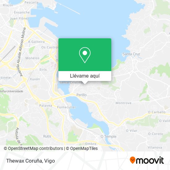 Mapa Thewax Coruña