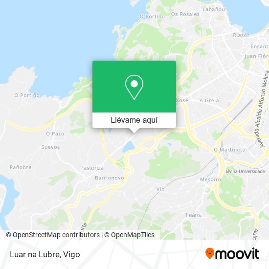 Mapa Luar na Lubre