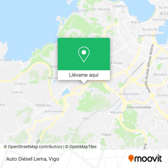 Mapa Auto Diésel Lema