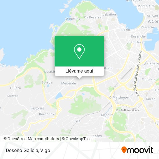 Mapa Deseño Galicia