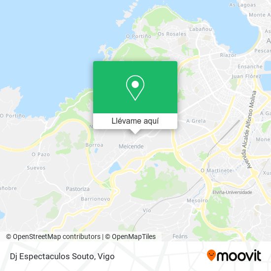 Mapa Dj Espectaculos Souto