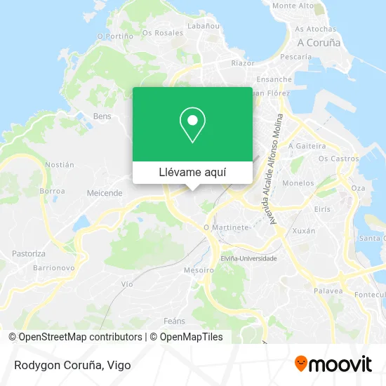 Mapa Rodygon Coruña