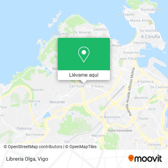 Mapa Librería Olga