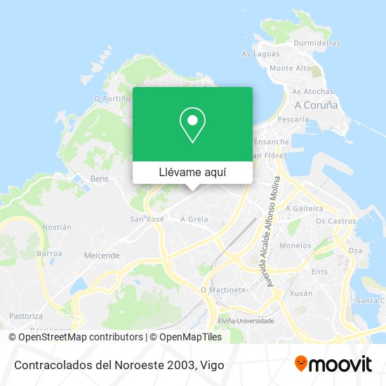Mapa Contracolados del Noroeste 2003