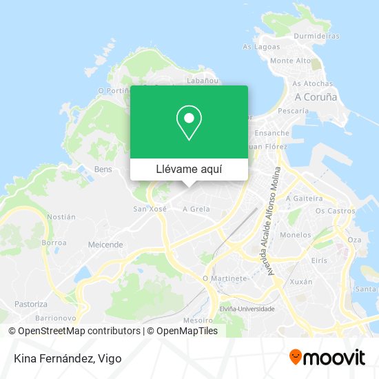 Mapa Kina Fernández