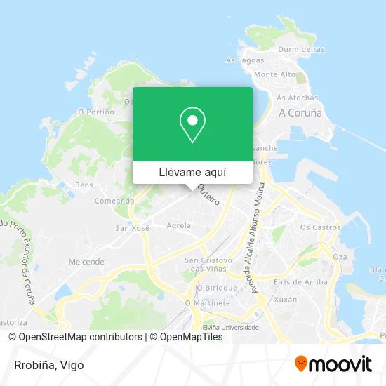 Mapa Rrobiña
