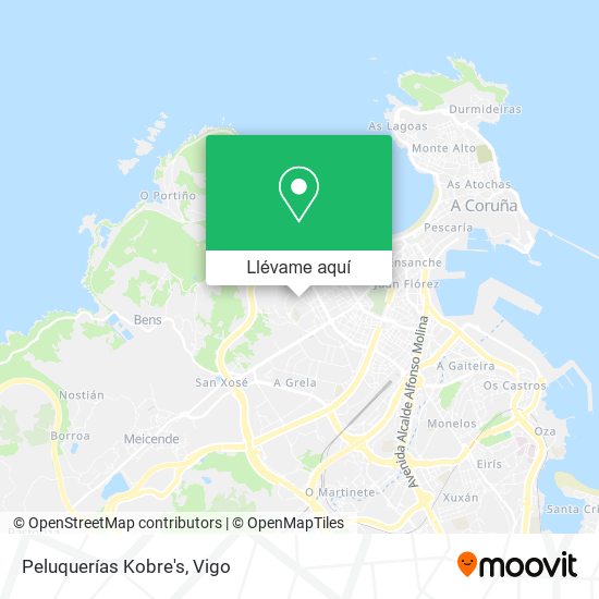 Mapa Peluquerías Kobre's