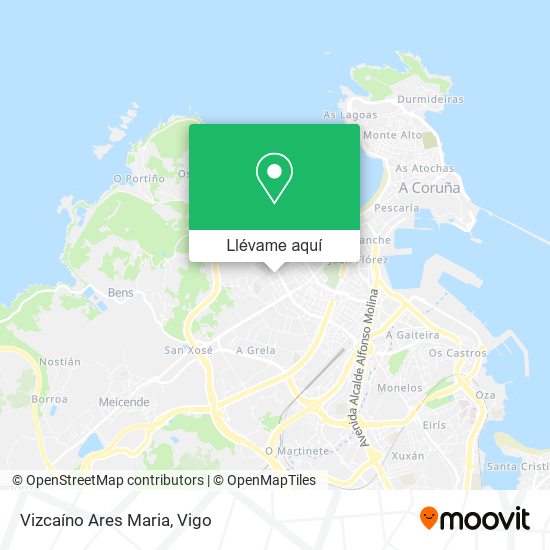 Mapa Vizcaíno Ares Maria