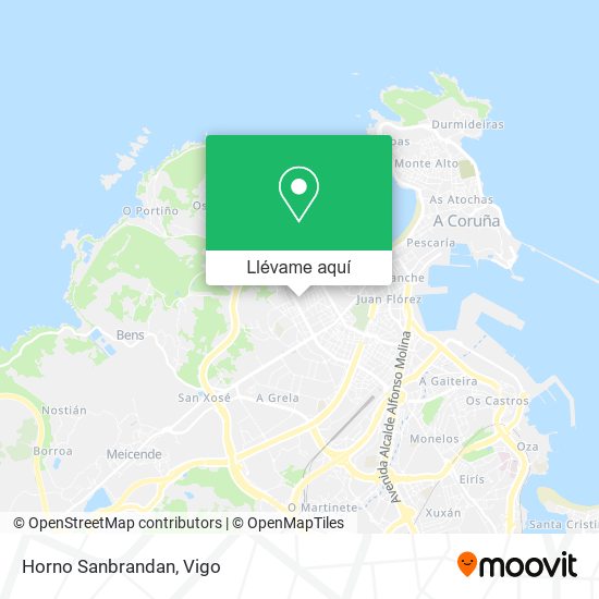 Mapa Horno Sanbrandan