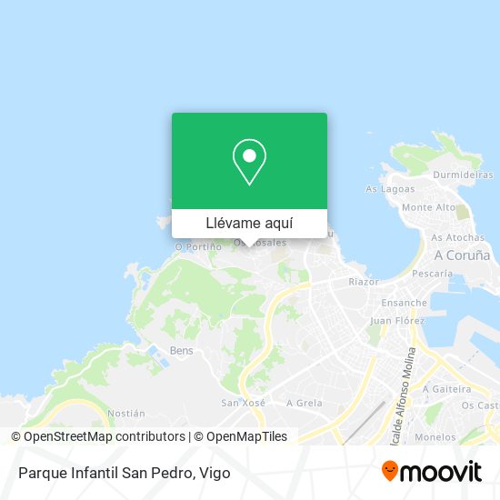 Mapa Parque Infantil San Pedro