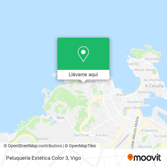 Mapa Peluquería Estética Color 3