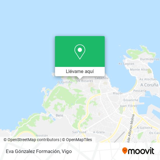 Mapa Eva Gónzalez Formación
