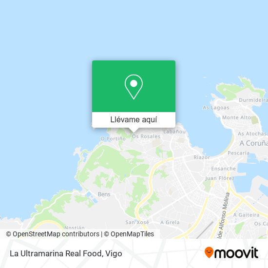 Mapa La Ultramarina Real Food