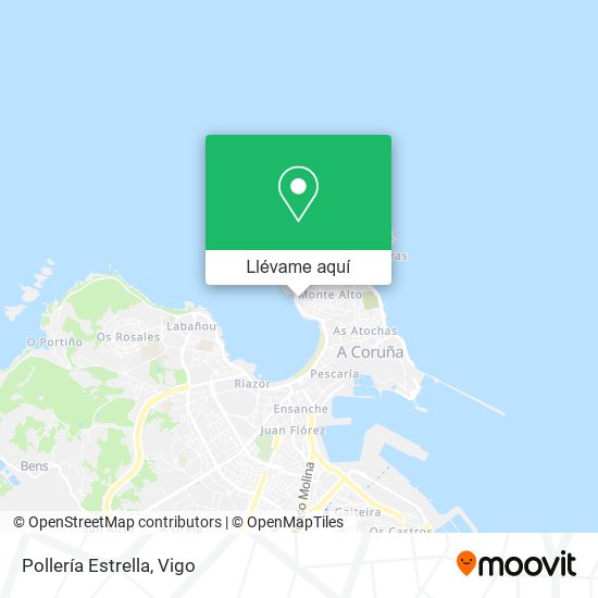 Mapa Pollería Estrella