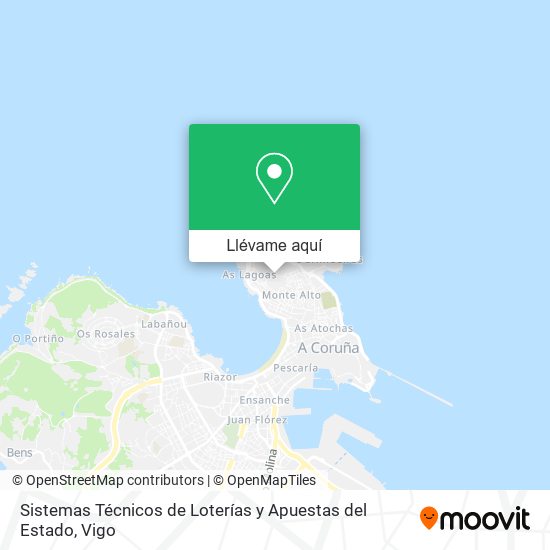 Mapa Sistemas Técnicos de Loterías y Apuestas del Estado