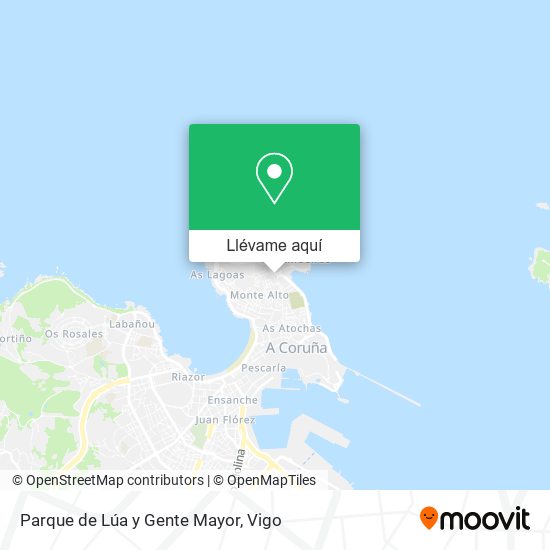 Mapa Parque de Lúa y Gente Mayor