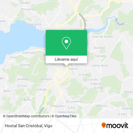 Mapa Hostal San Cristóbal