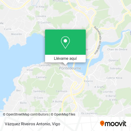 Mapa Vázquez Riveiros Antonio
