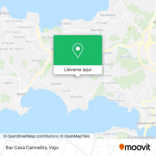 Mapa Bar Casa Carmelita