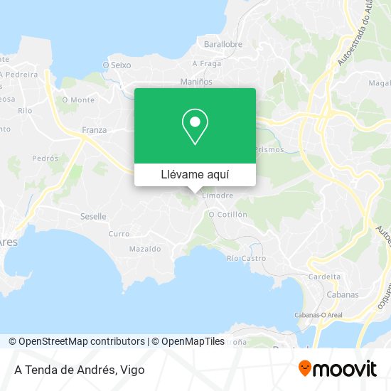 Mapa A Tenda de Andrés