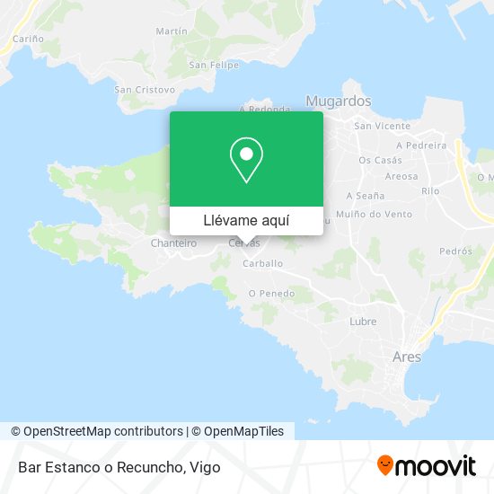 Mapa Bar Estanco o Recuncho