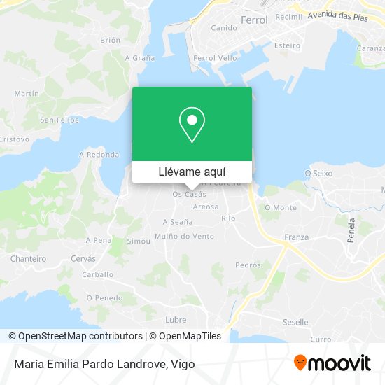 Mapa María Emilia Pardo Landrove