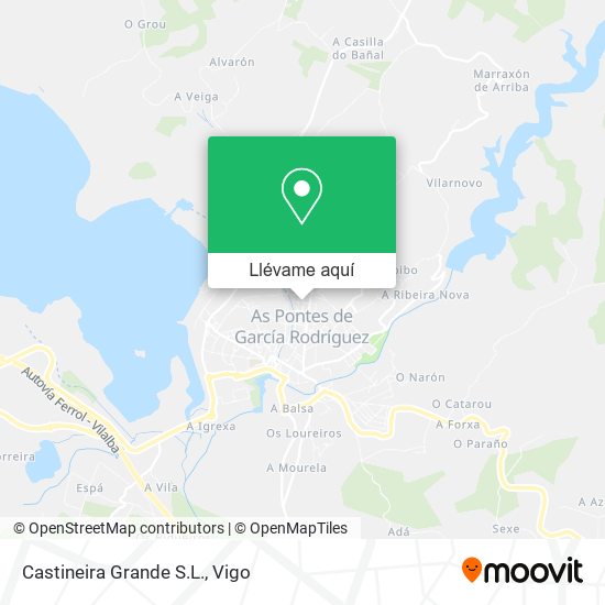 Mapa Castineira Grande S.L.