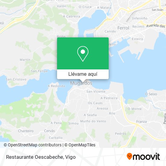 Mapa Restaurante Oescabeche