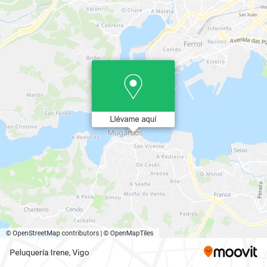 Mapa Peluquería Irene