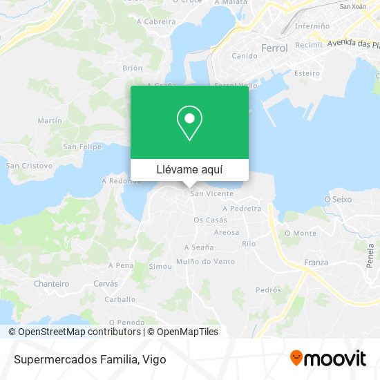 Mapa Supermercados Familia